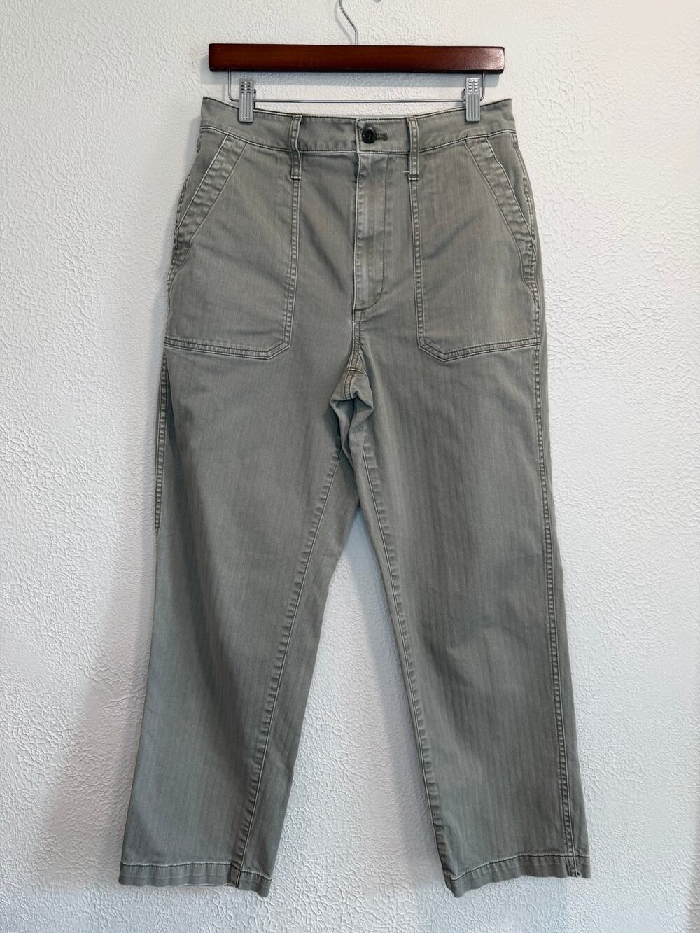 Madewell Sage Green Military Surplus Utility Cargo Pants Size 29